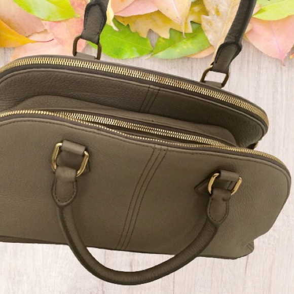 J Crew Biennial Dark Bone Satchel - Picture 11 of 13